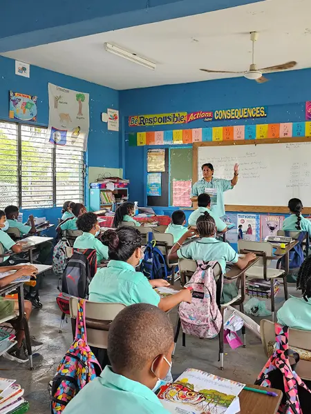 belize classroom education