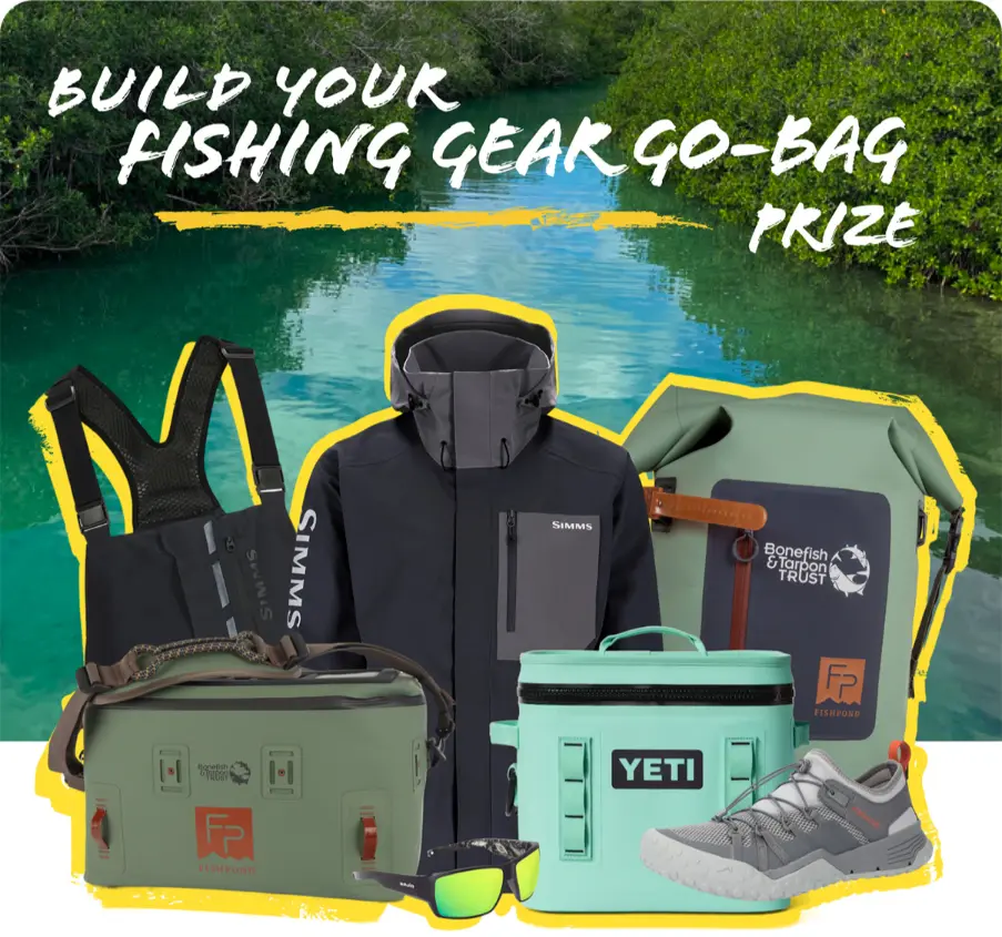 build your fishing gear go-bag prize